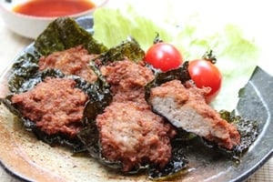 レンコンの磯辺揚げ