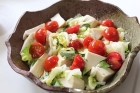 高野豆腐のサラダ
